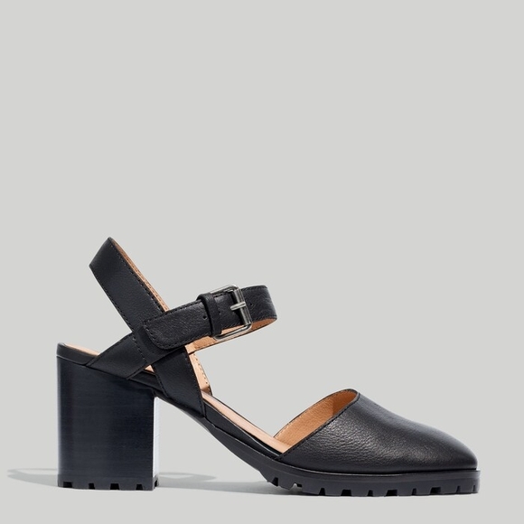 MADEWELL LEATHER CLAUDIE LUGSOLE MARY JANE CHUNKY HEEL 8.5 - Picture 3 of 7